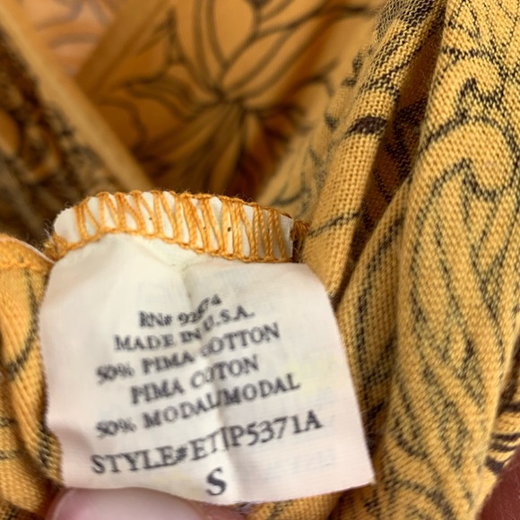 ELLA MOSS Floral Wrap Boho Top - Picture 5 of 5